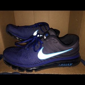 Nike Air Max 2017 Men's Size 10.5 Royal/navy Blue